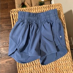 Blue lululemon shorts